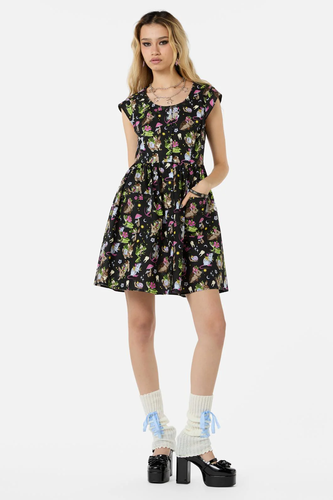 Collectors Guild Print Dress - Olabens