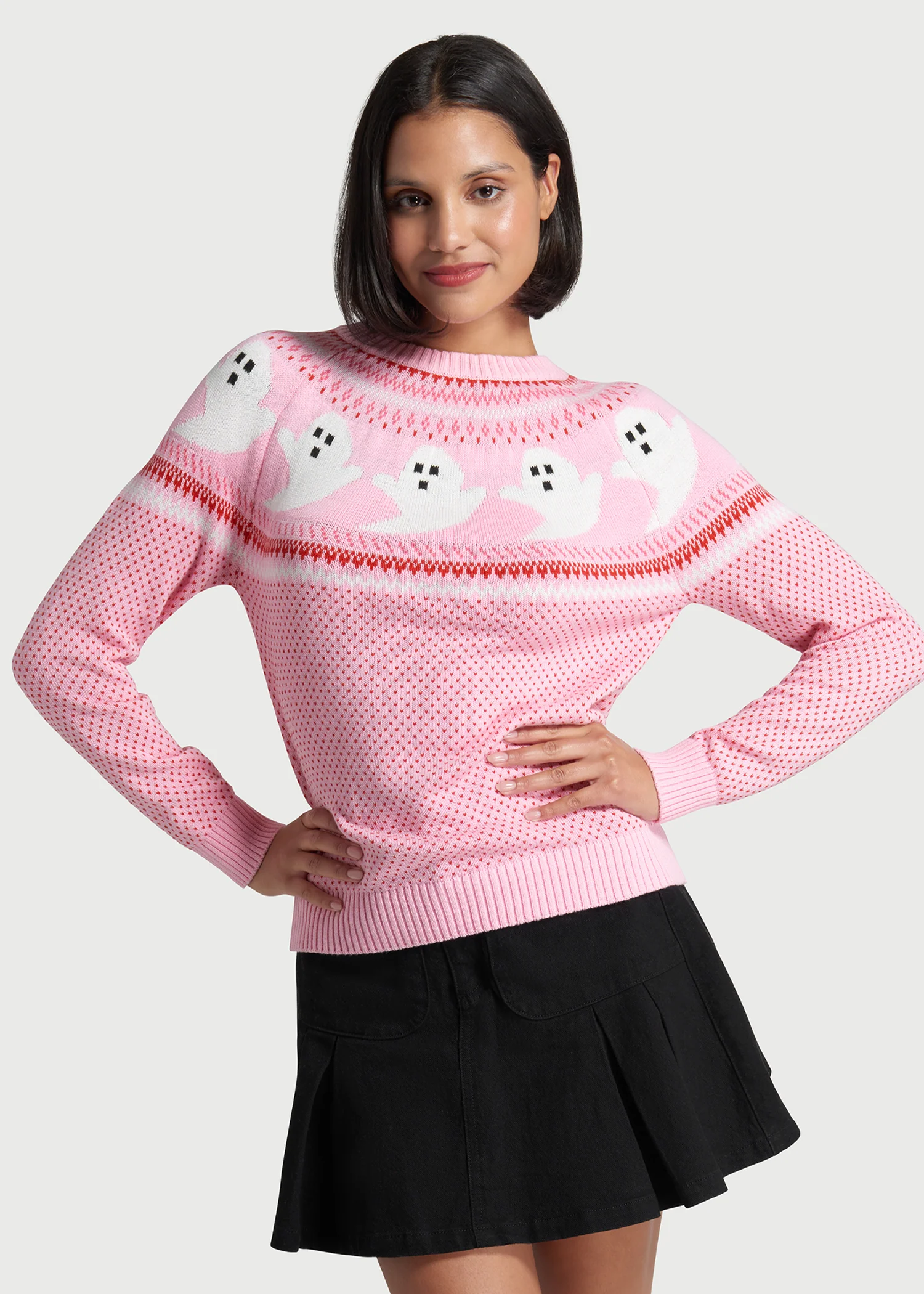 You've Been Ghosted Fair Isle Sweater - Olabens