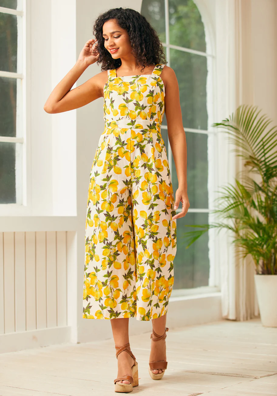 A Playful Bouquet Jumpsuit - Olabens