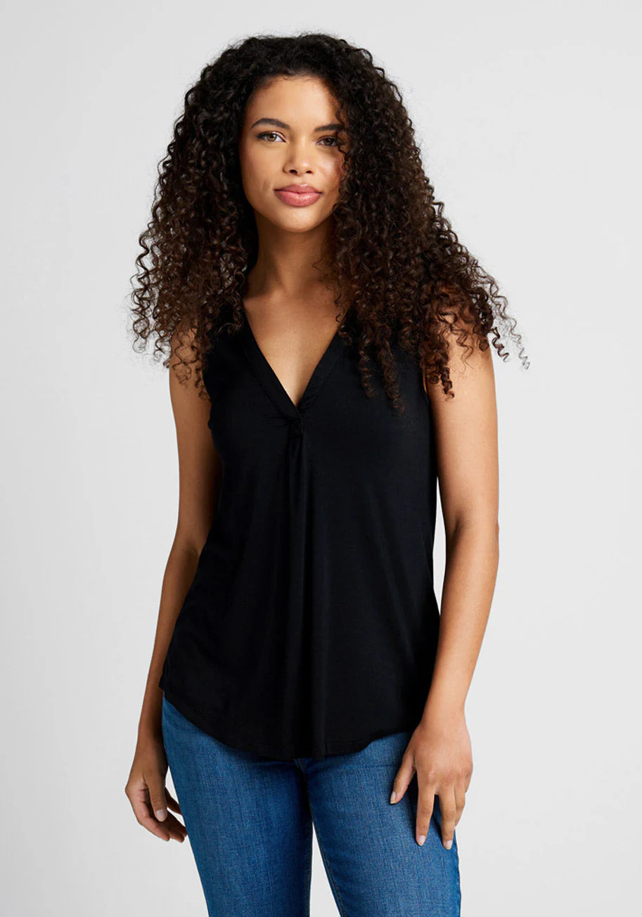 A Welcome Change Sleeveless Top - Olabens