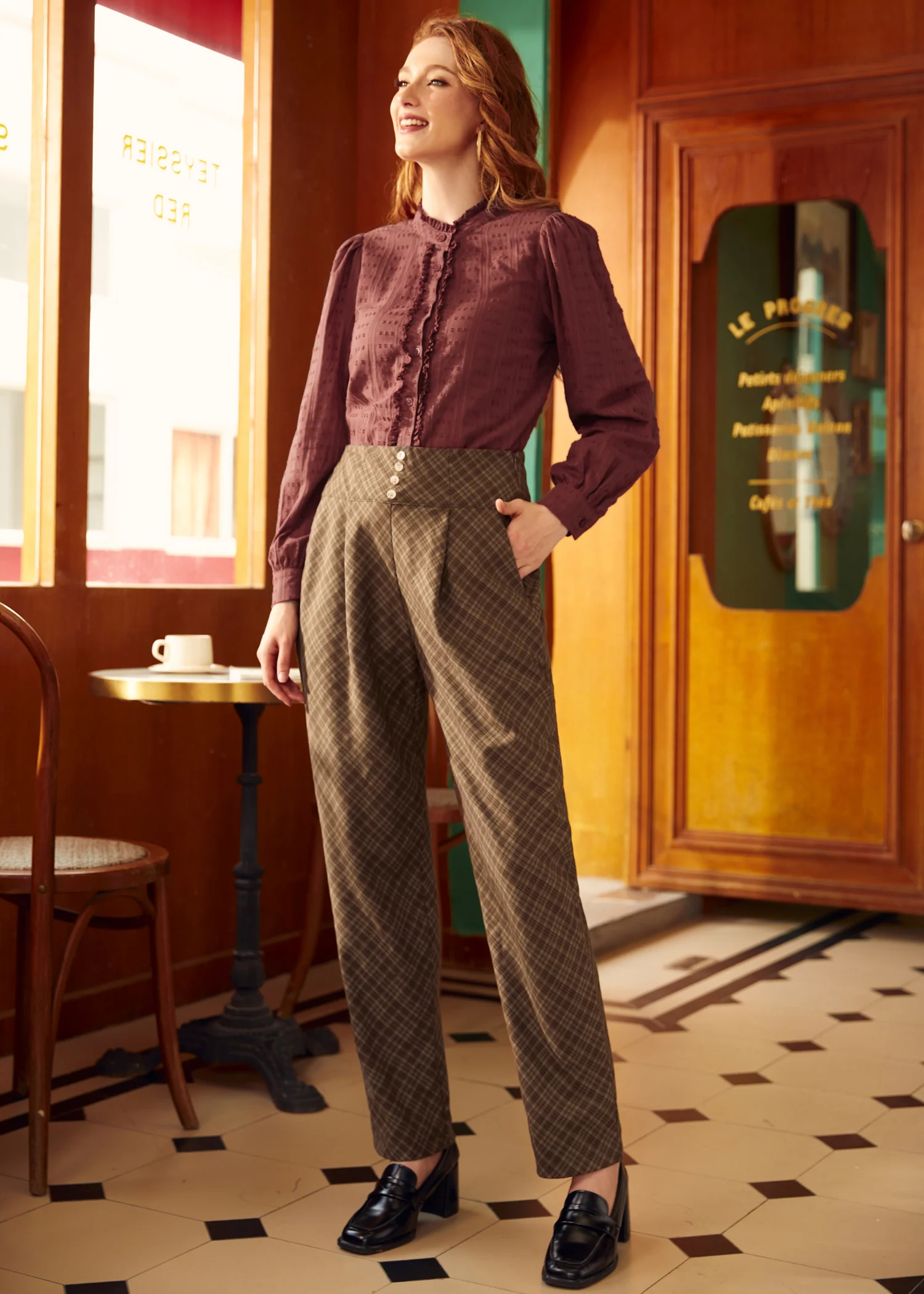 Go-Go Girl Ruffle Blouse - Olabens