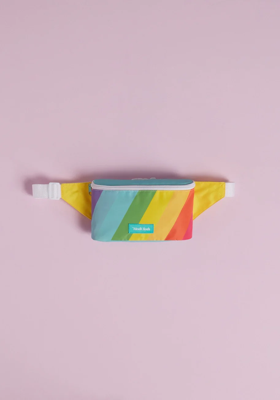 Rad Rainbow Stripe Fanny Pack - Olabens