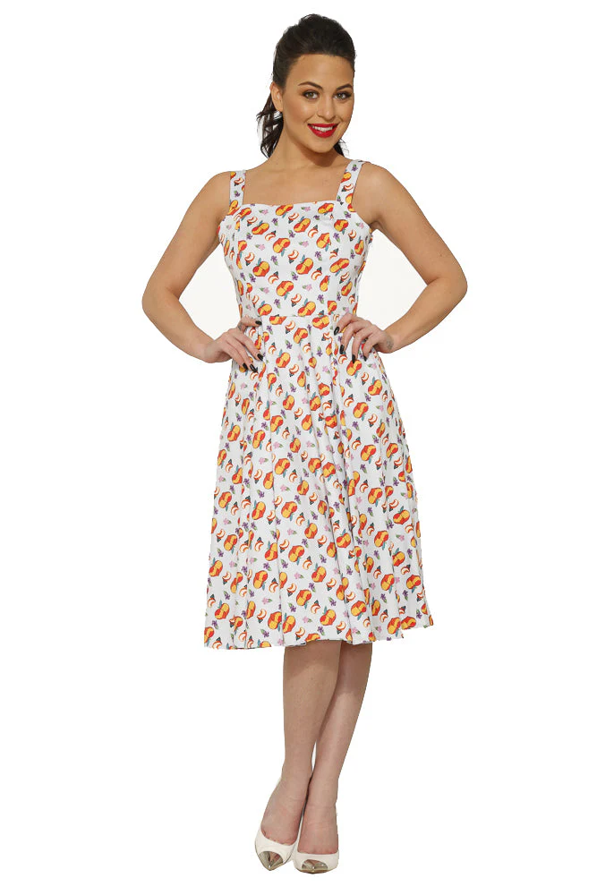 Blue Peach Swing Dress - Olabens