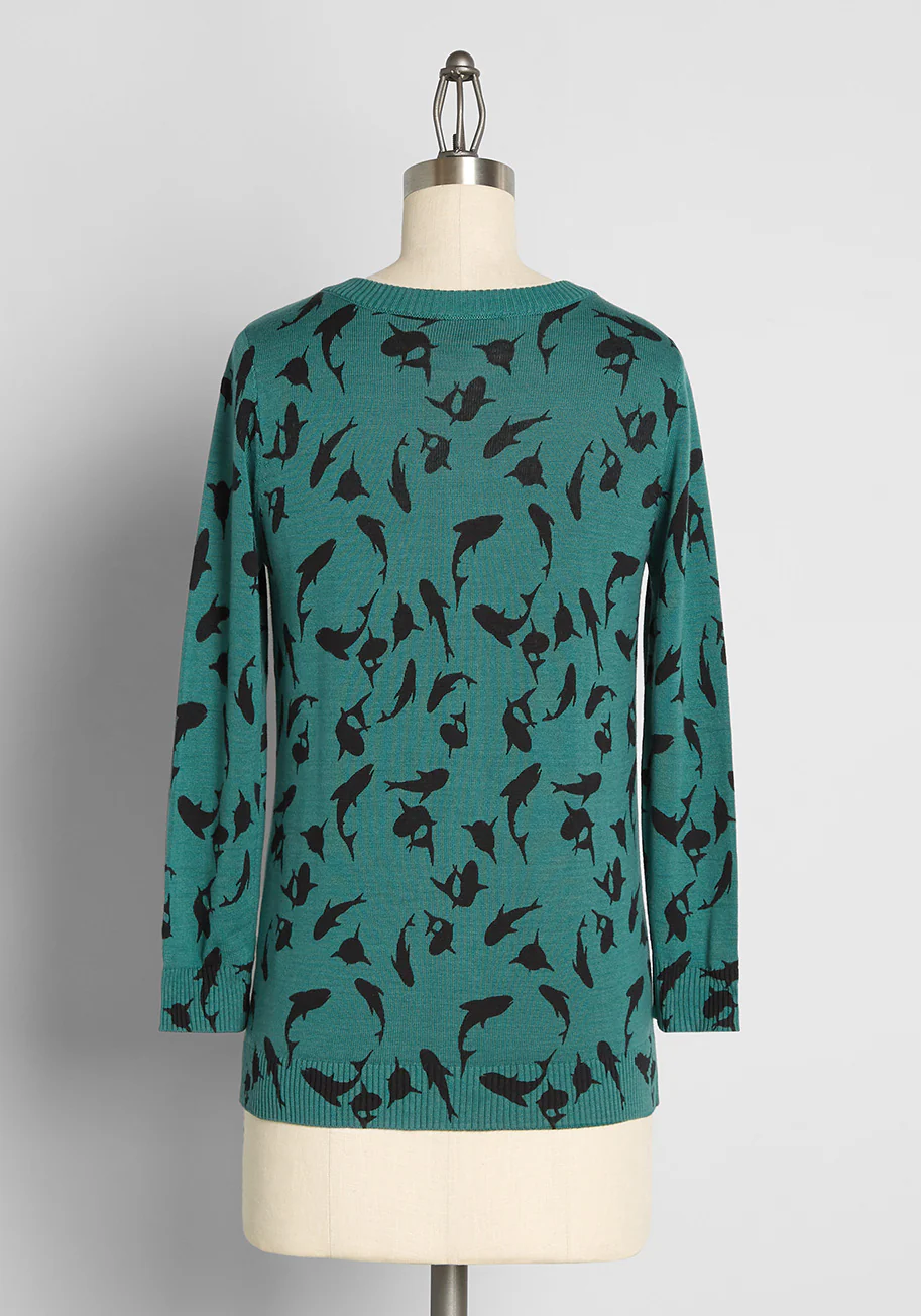 I'm Being Totally Sharkastic Cardigan - Olabens