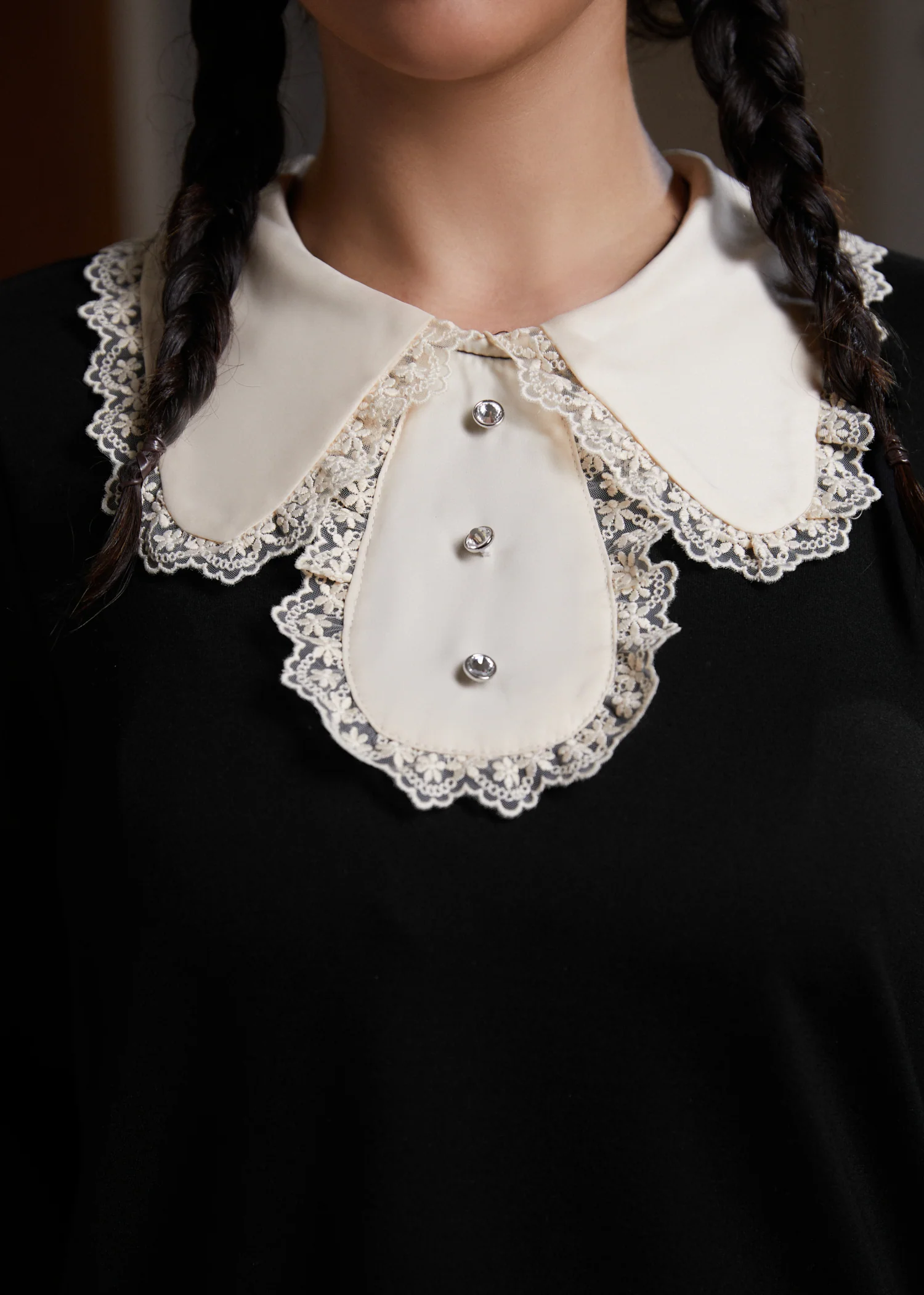 Laced Leaf Shift Dress - Olabens