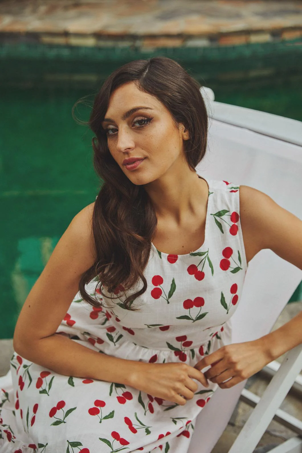 Cherry Girl Midi Dress - Olabens