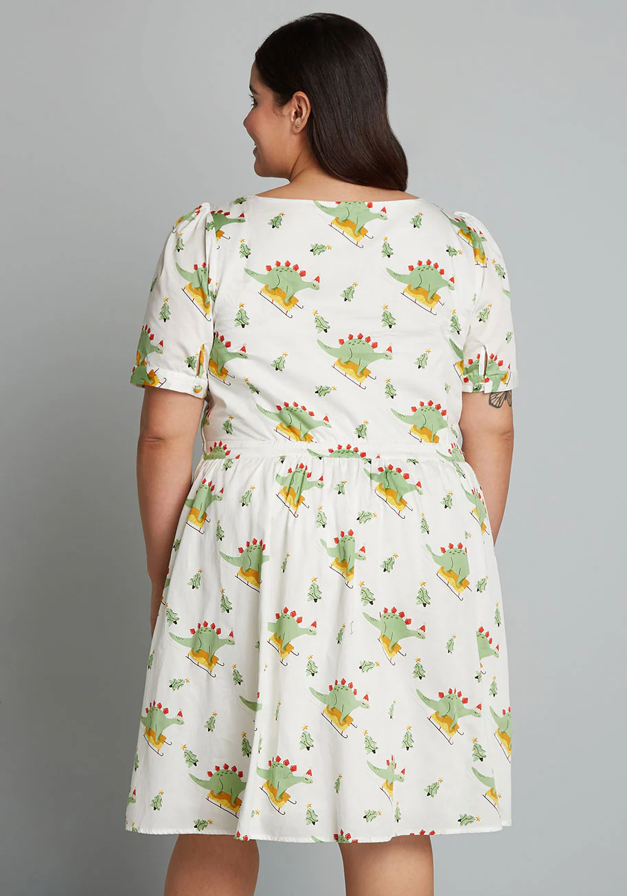 What's The Scoop? A-Line Dress - Olabens