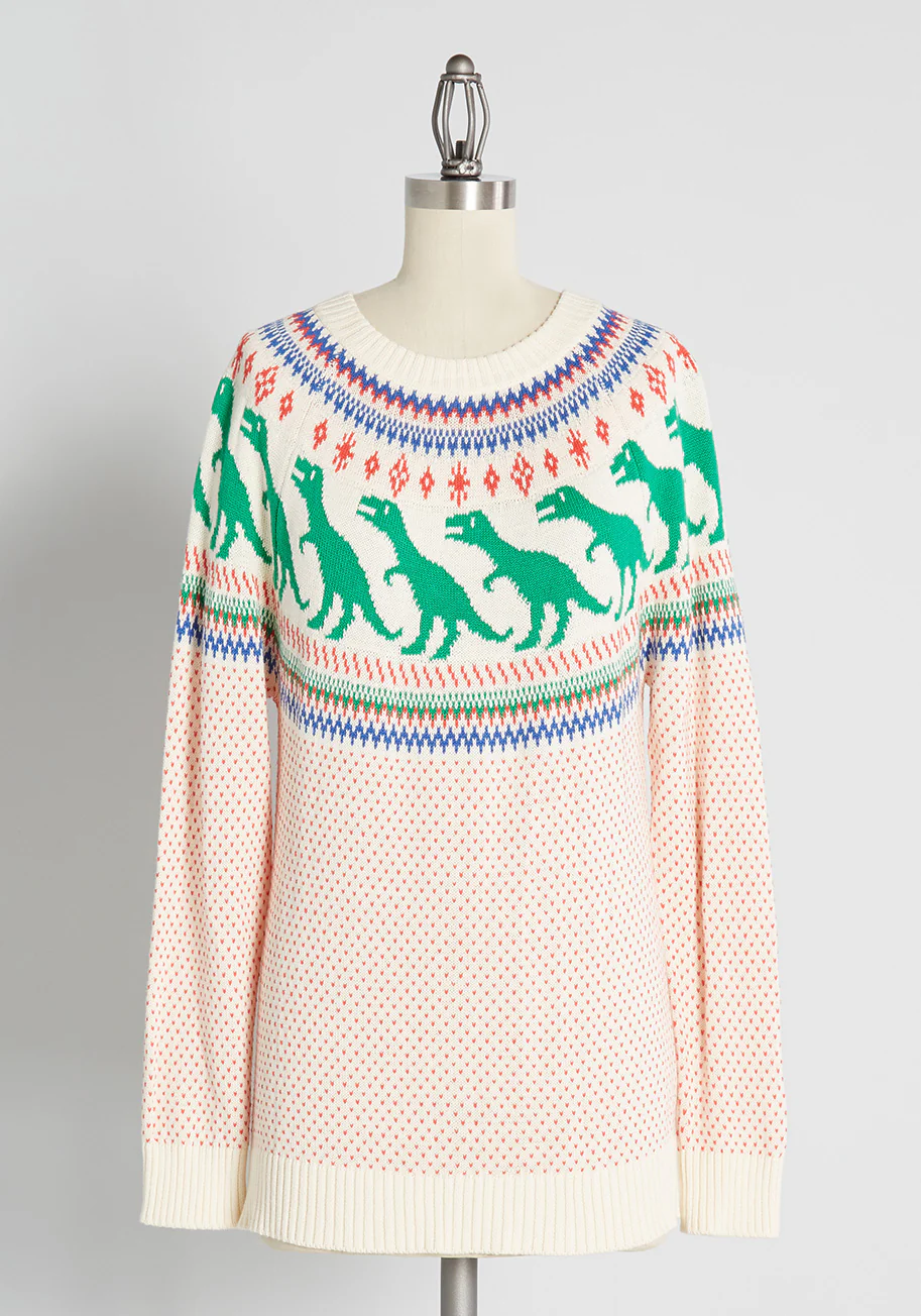 Rawr Ambition Fair Isle Sweater - Olabens