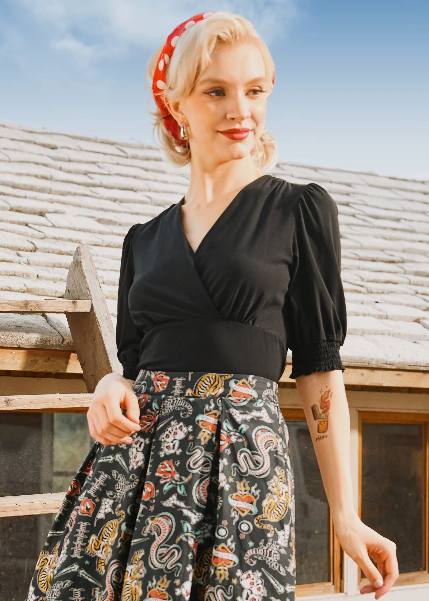 Puff & Grace Wrap Top - Olabens