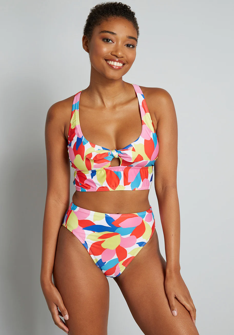 The Franky High-Waisted Bikini Bottom - Olabens