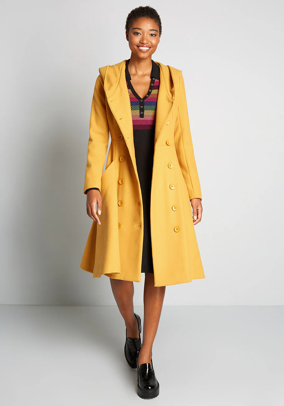 Shining So Brightly Swing Coat - Olabens