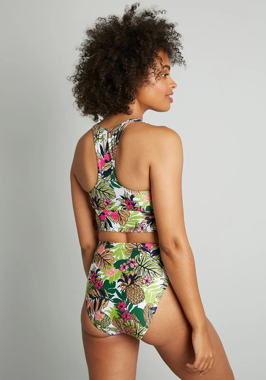 The Franky High-Waisted Bikini Bottom - Olabens