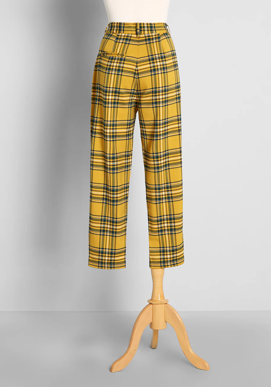 Falling Plaid-ly In Love Pants - Olabens