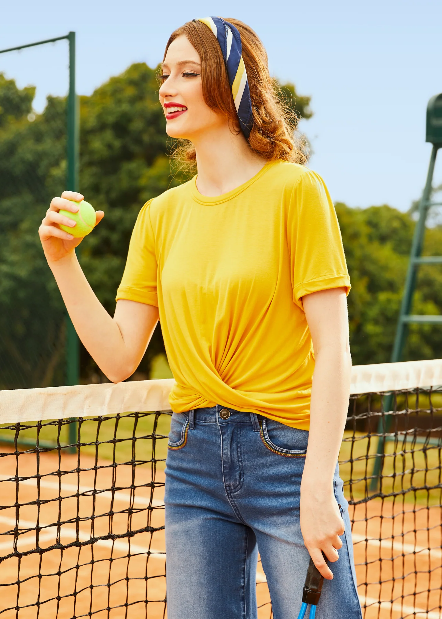 Twist Of Fun Knit Top - Olabens