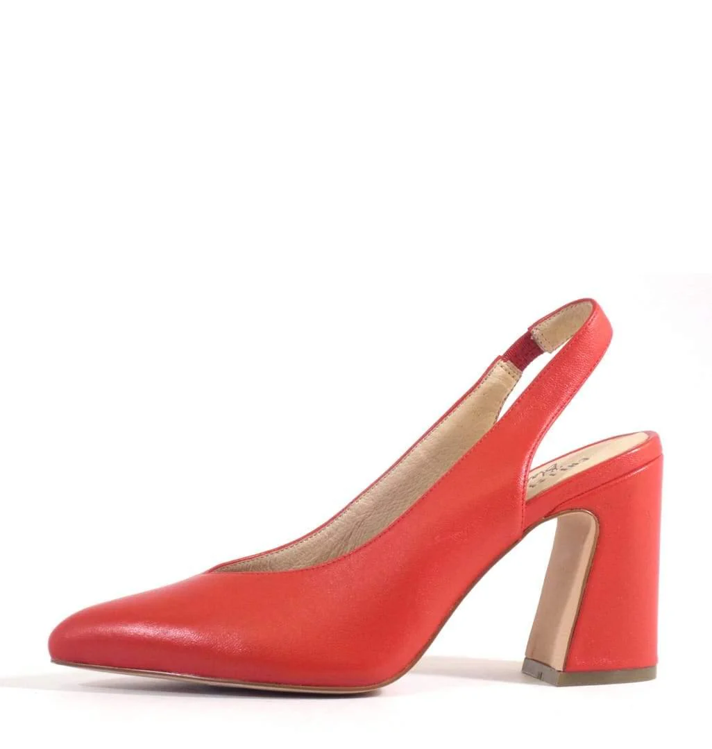 Kenzie Slingback Pointy Toe Heels - Olabens