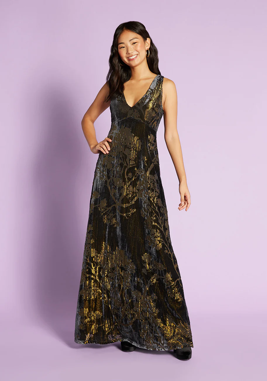 Once Upon An Enchanted Forest... Maxi Dress - Olabens