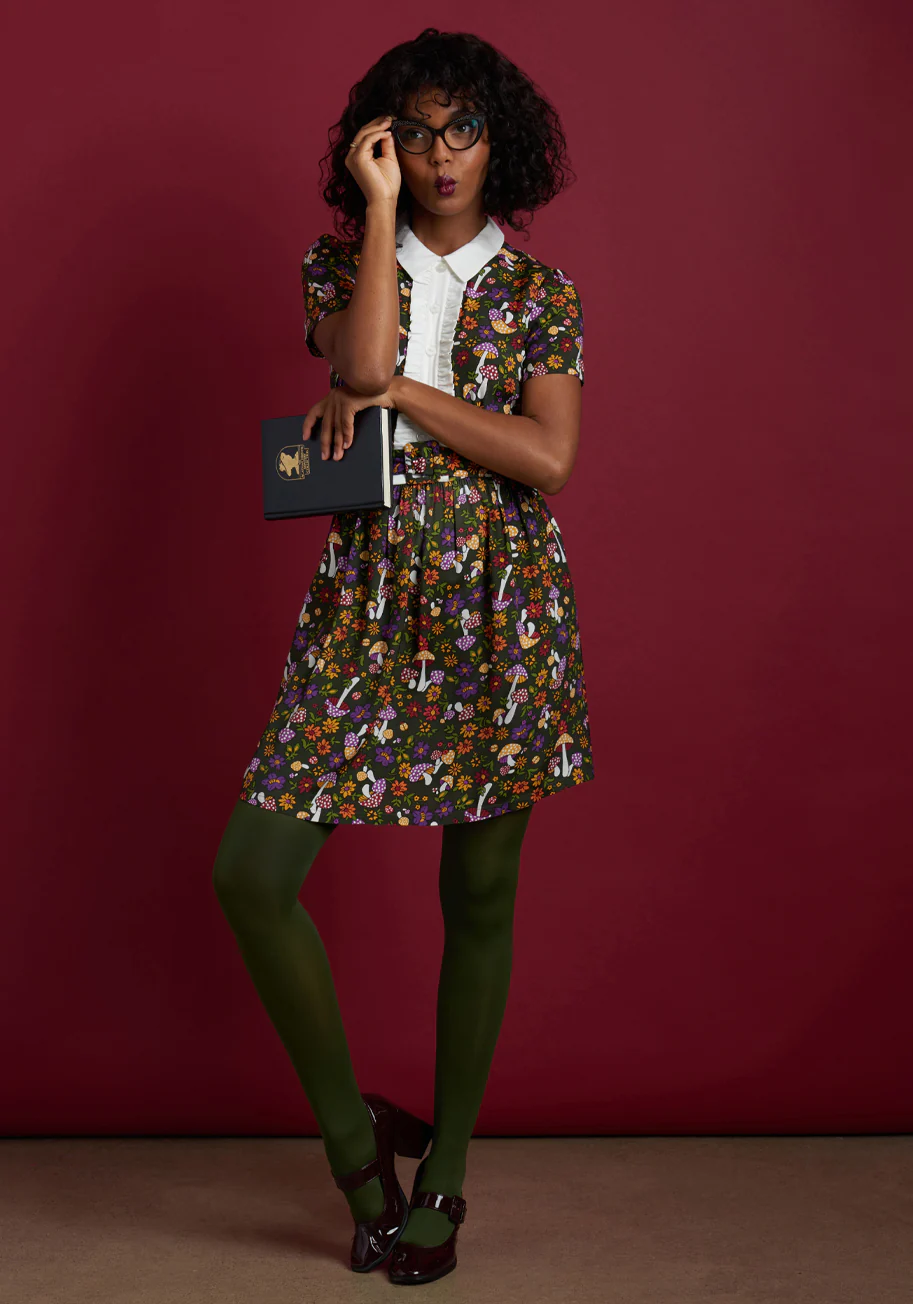 Yes, Darling Fit and Flare Dress - Olabens