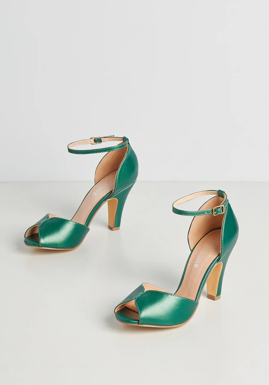 Fine Dining Peep Toe Heel - Olabens