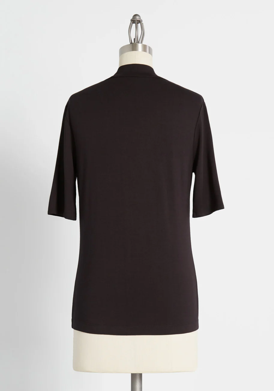 Ideal Ensemble Mock Neck Top - Olabens