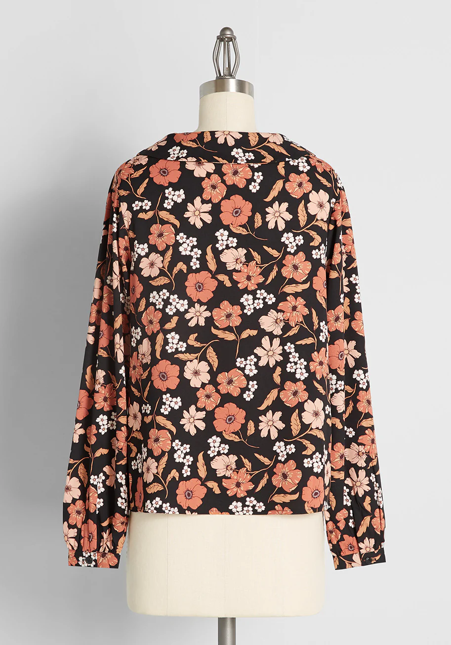 Premonition Petals Blouse - Olabens