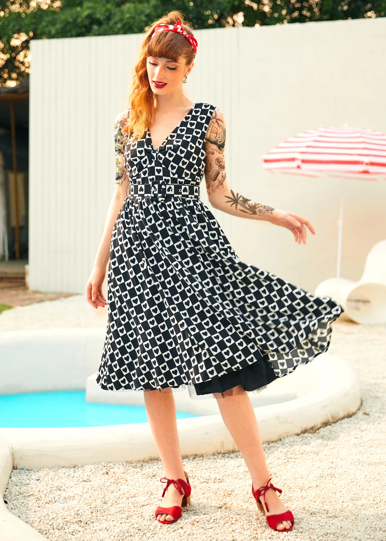 Hopeless Romantic Fit & Flare Dress - Olabens