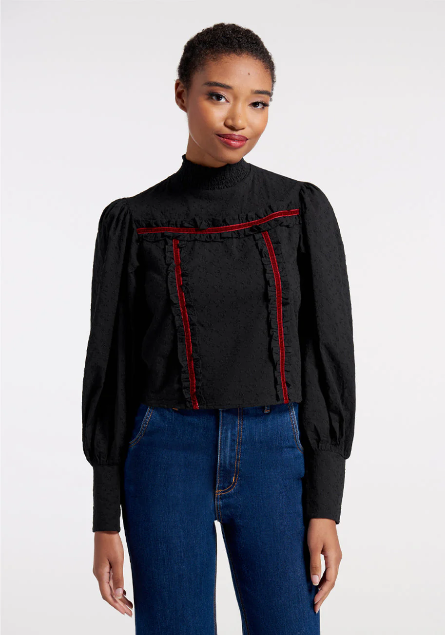 Victorian Murder Mystery Blouse - Olabens