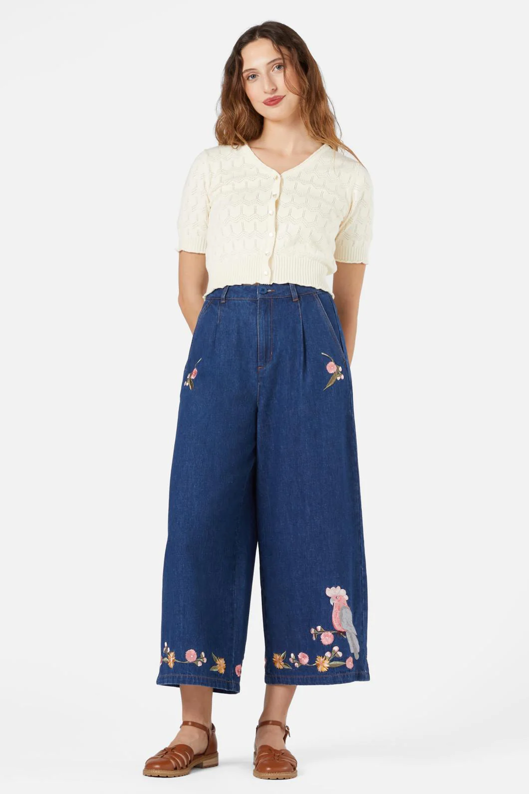 Galah Embroidered Culotte - Olabens