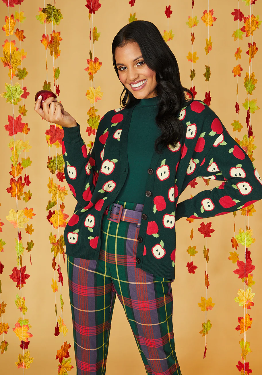 Apple-ly Ever After Cardigan - Olabens