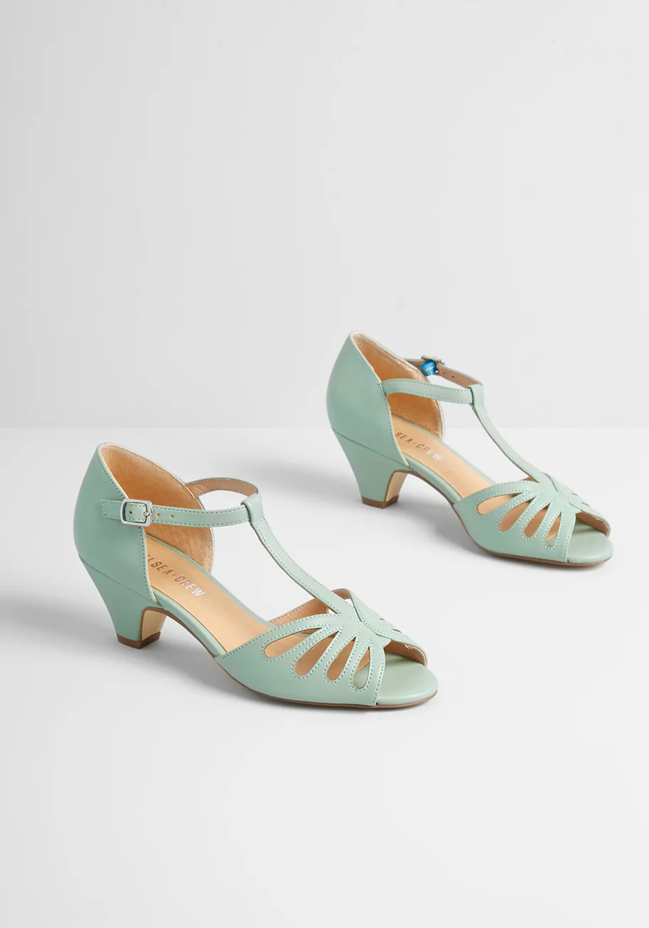 Dapper Dame T-Strap Heel - Olabens