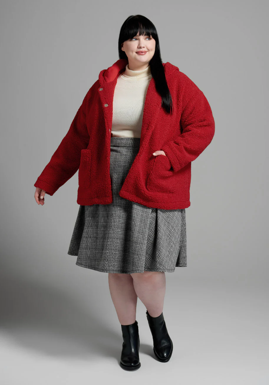 Plush On You Teddy Jacket - Olabens