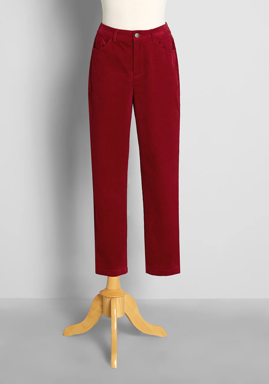 Ruddy Radiance Cord Pants - Olabens