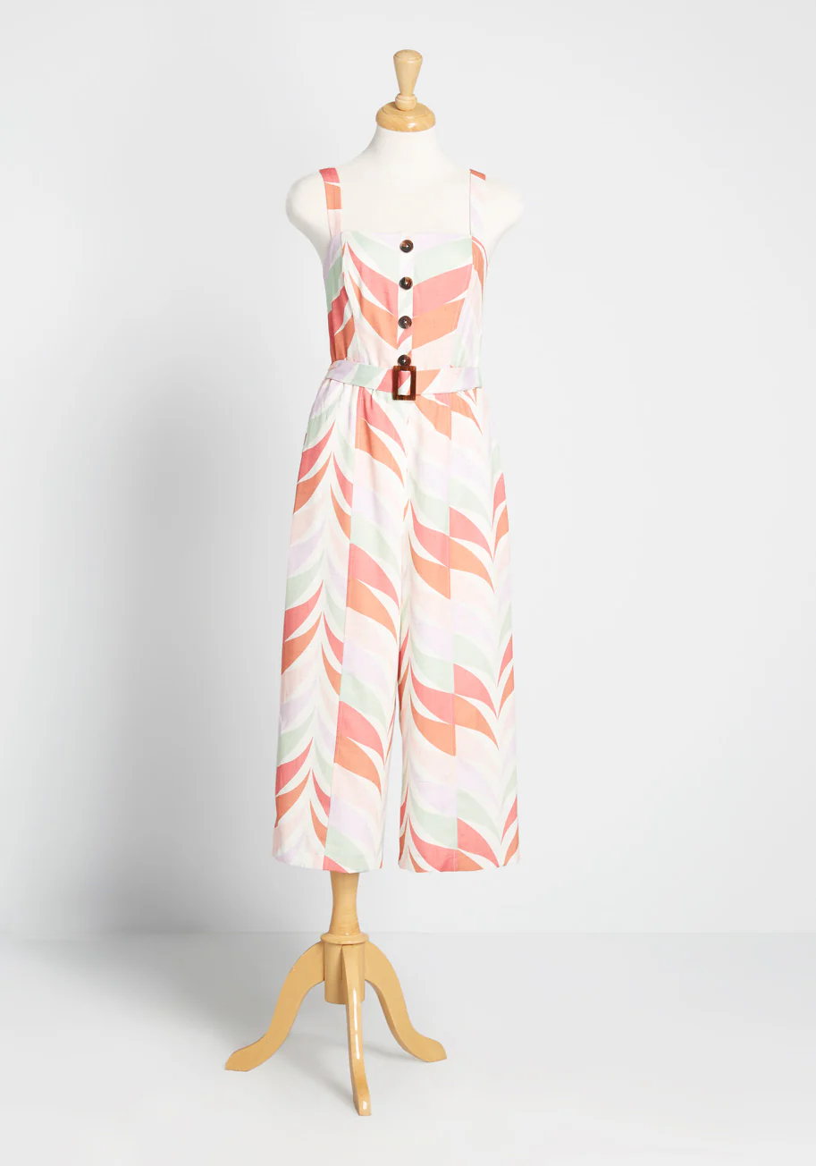 Isnyt x Hutch Start of Spring Cropped Jumpsuit - Olabens