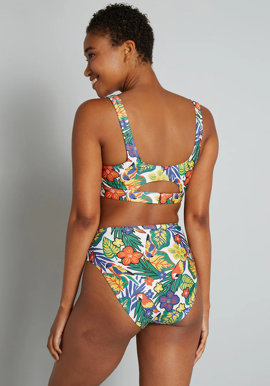 The Franky High-Waisted Bikini Bottom - Olabens