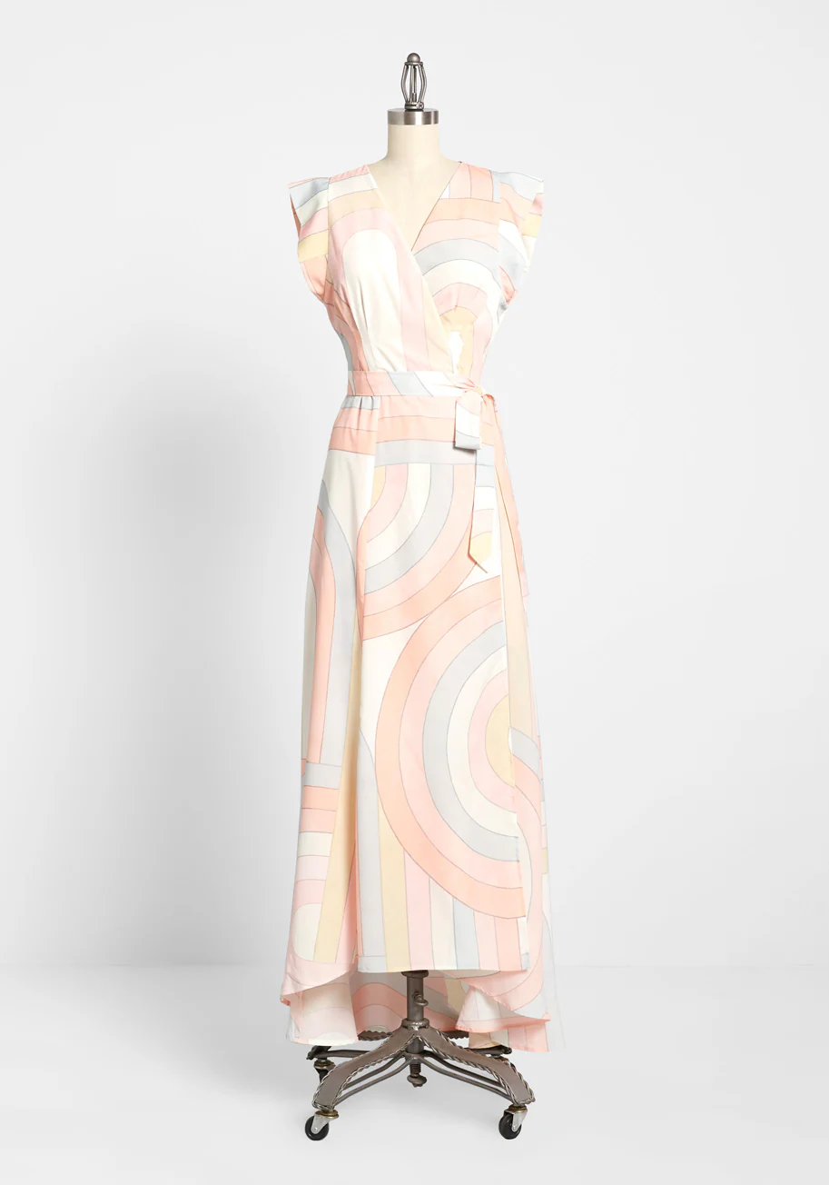 Pastel Me Everything Wrap Dress - Olabens