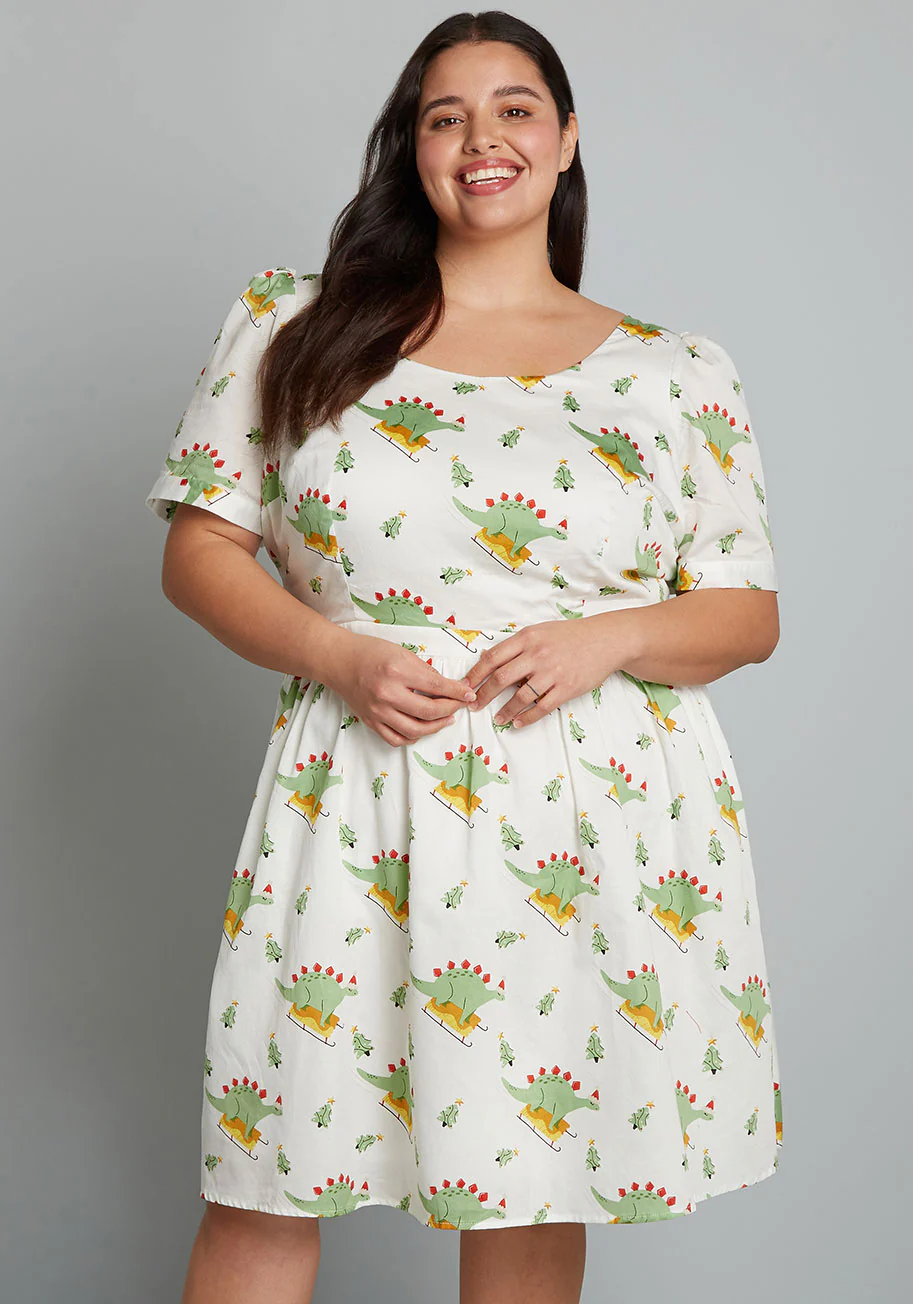 What's The Scoop? A-Line Dress - Olabens