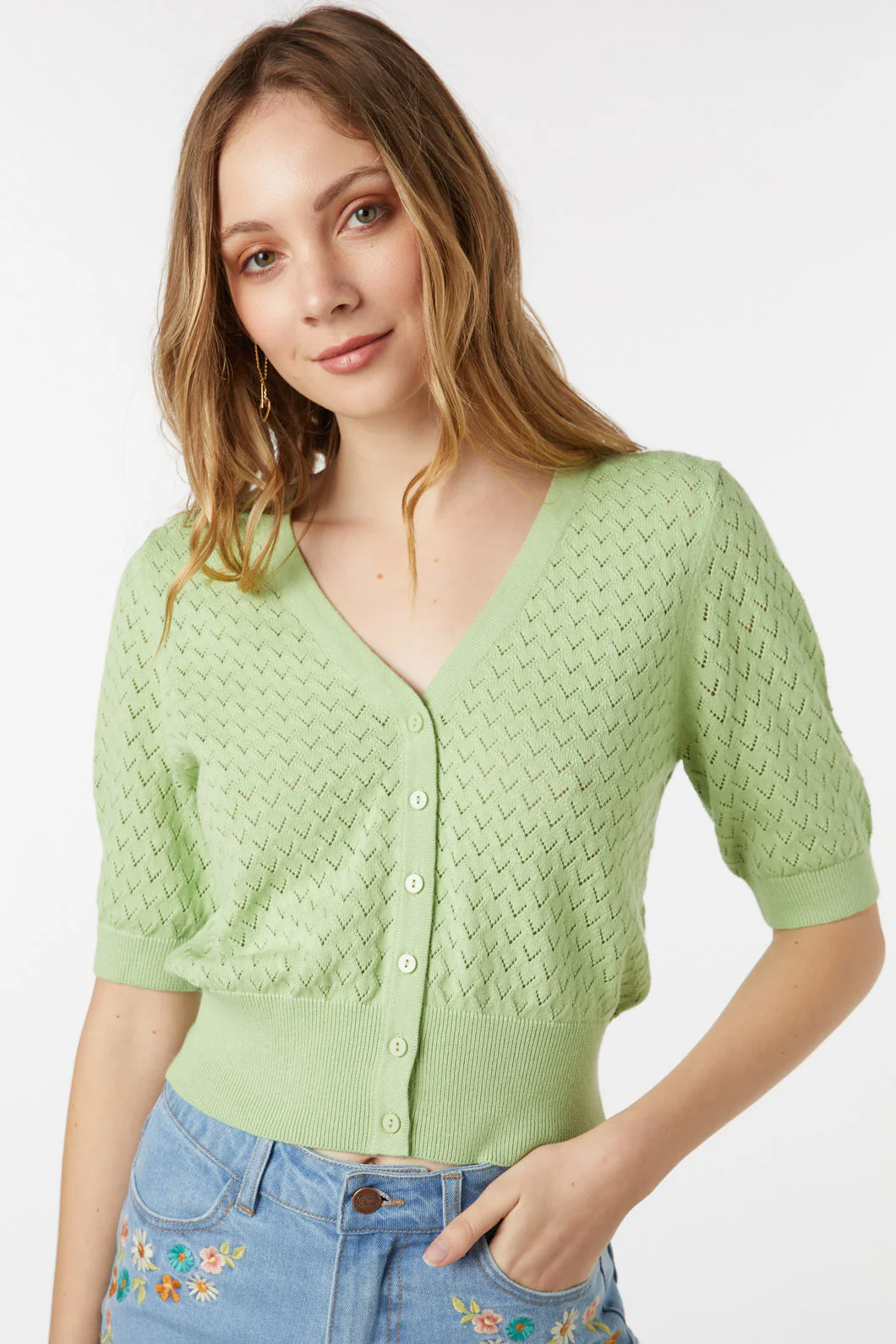 Piper Short Sleeve Cardi - Olabens