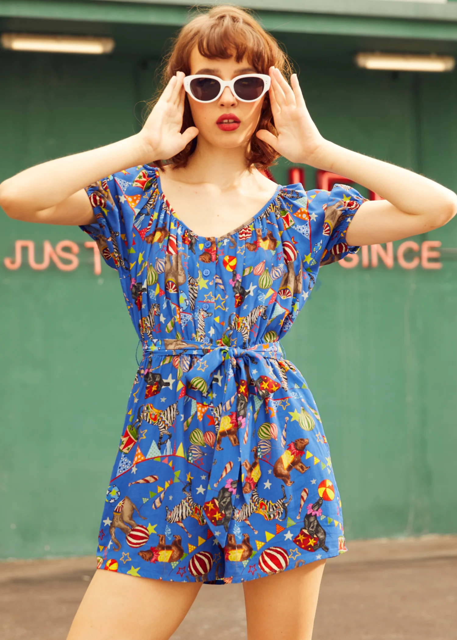 Easy Does It Button-Front Romper - Olabens