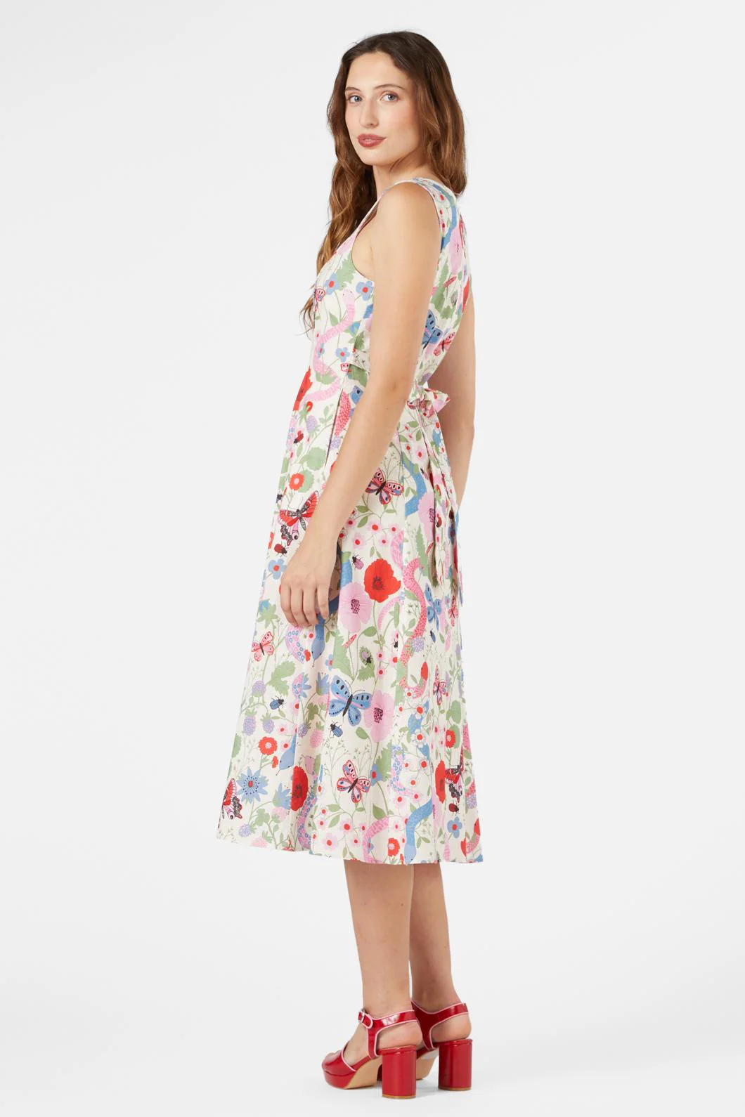 Luna Snake Midi Dress - Olabens