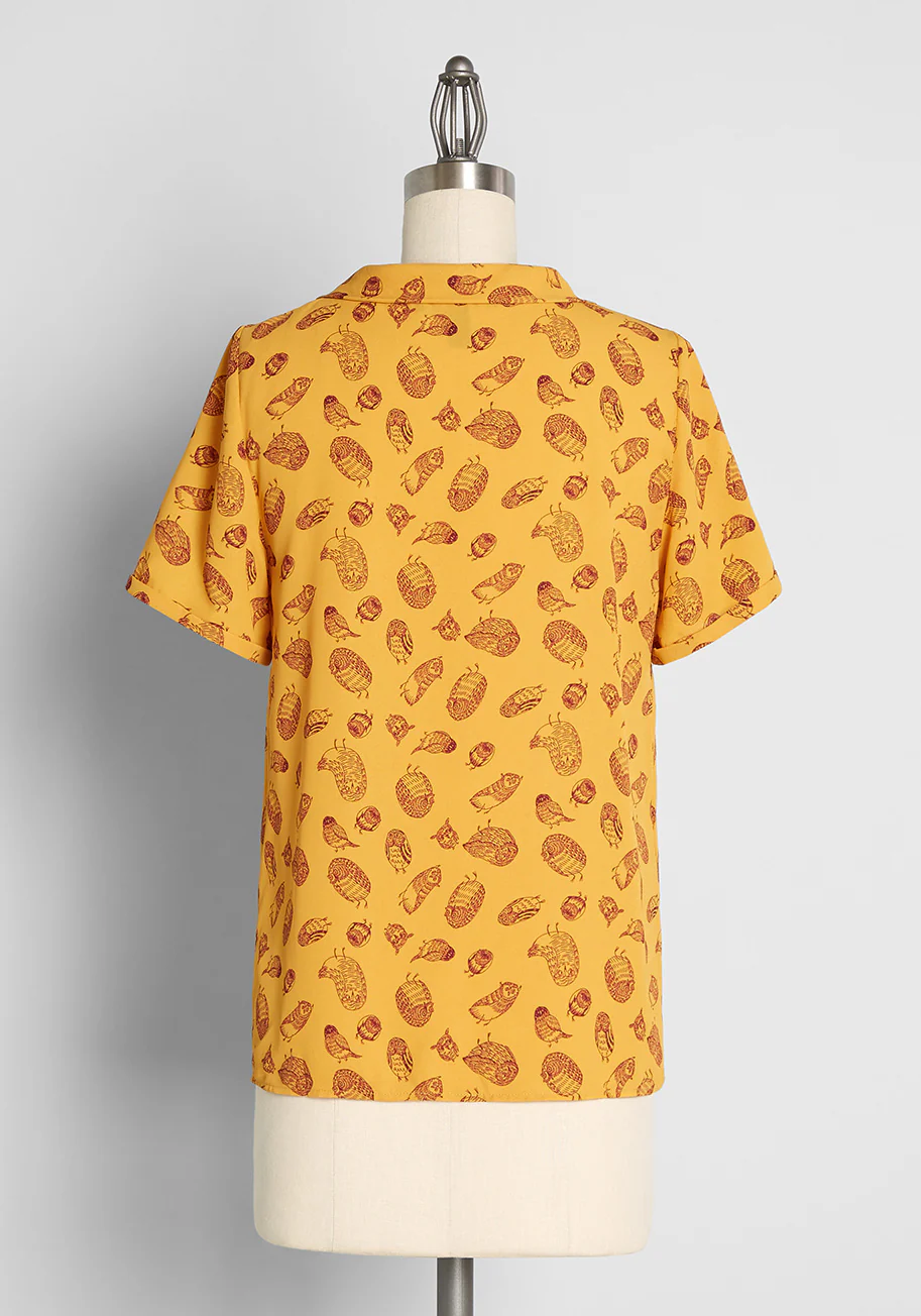 Always On My Mind Tie-Neck Blouse - Olabens