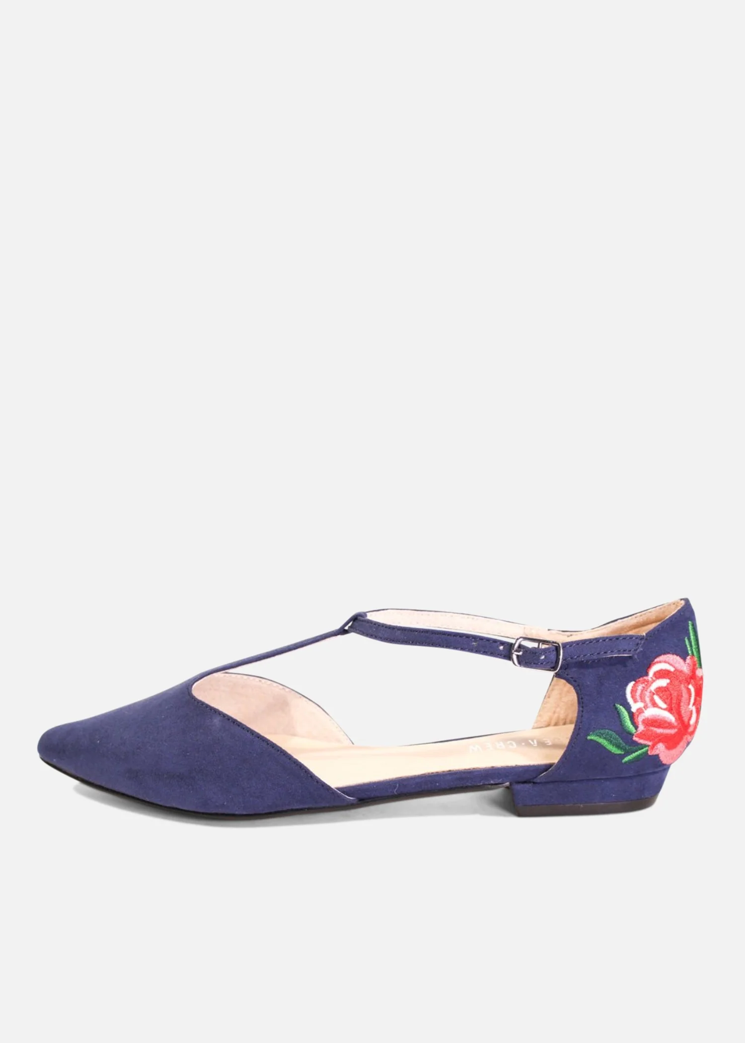 Garden T-Strap Flats - Olabens