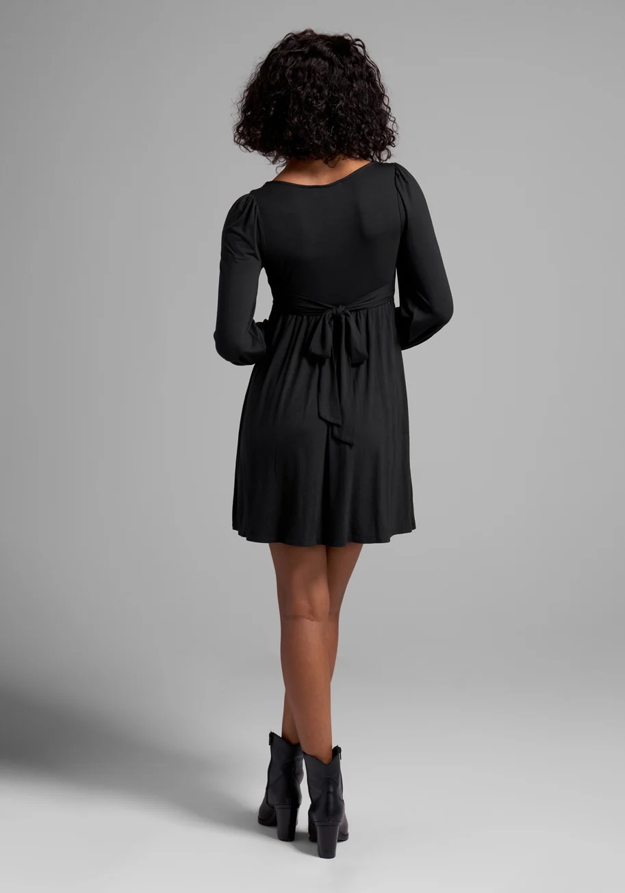 First Date, Can't Wait Babydoll Dress - Olabens