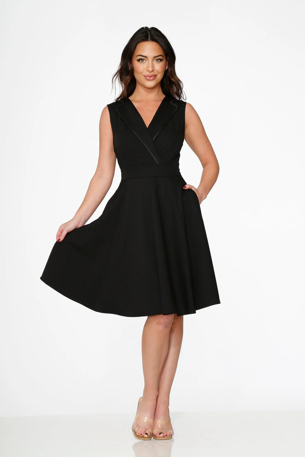 Black Swing Dress - Olabens
