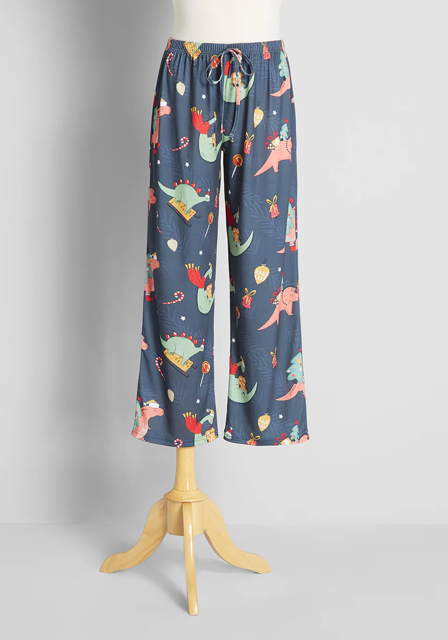 Delightful Dino Delivery Pajama Pants - Olabens