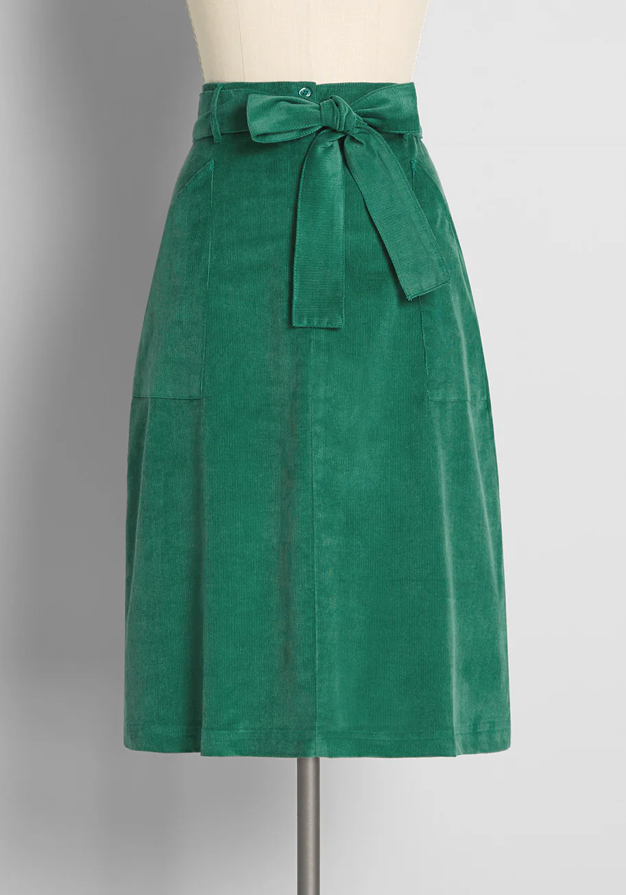 In Perfect Ac-Cord A-line Skirt - Olabens
