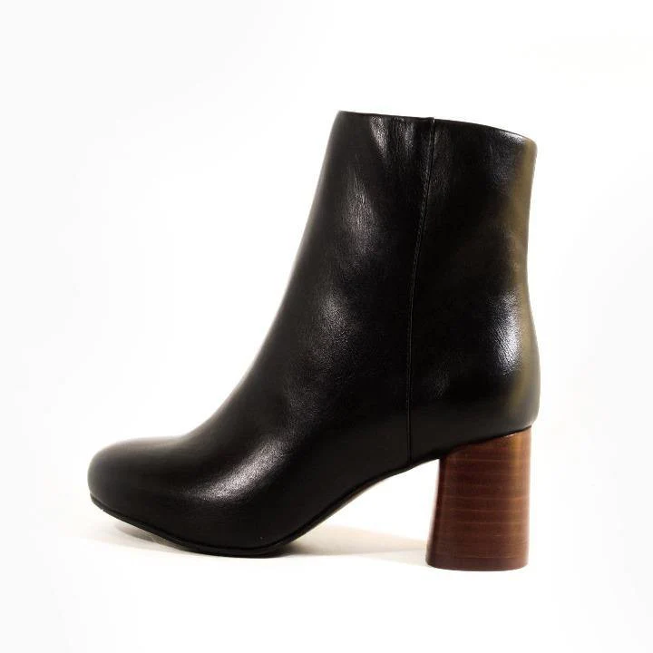 Bentley Block Heel Booties - Olabens