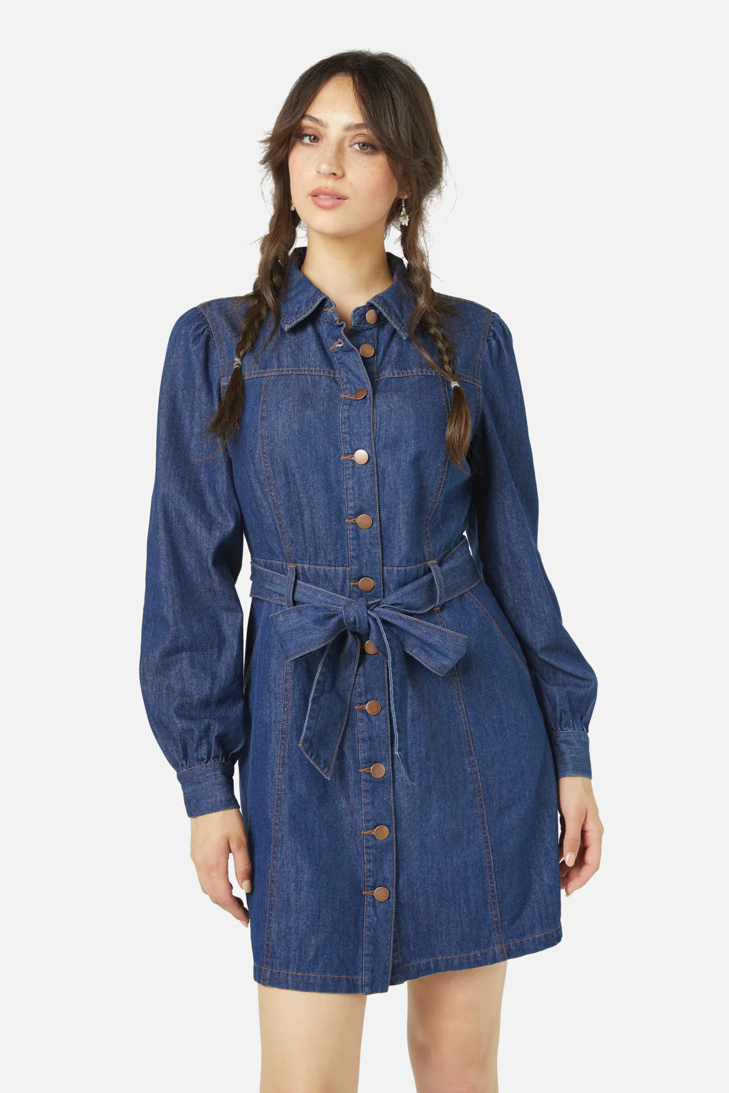 Tansy LS Mini Dress - Olabens