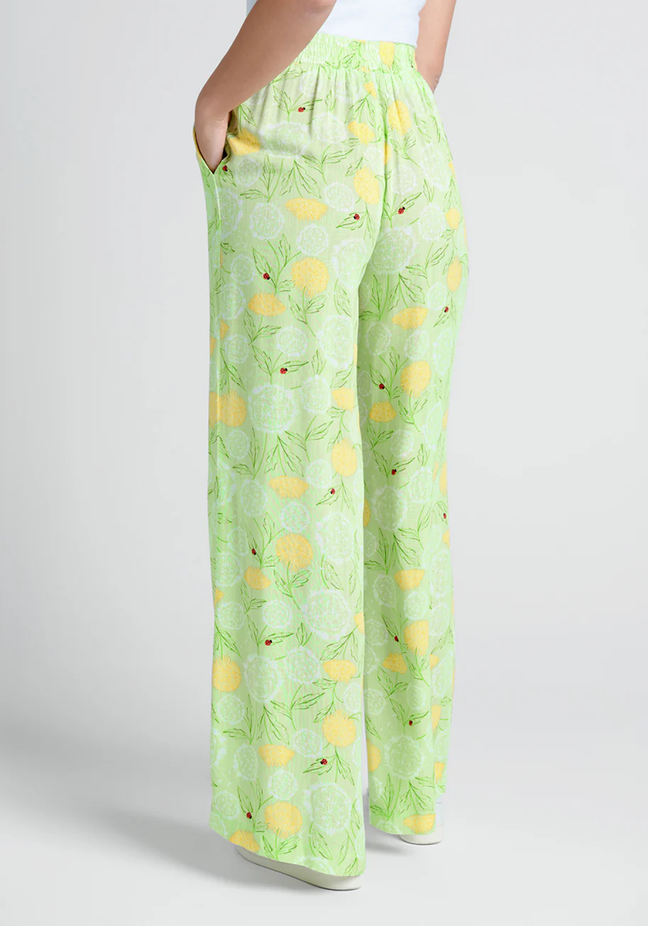 Light Of Day Wide-Leg Pants - Olabens