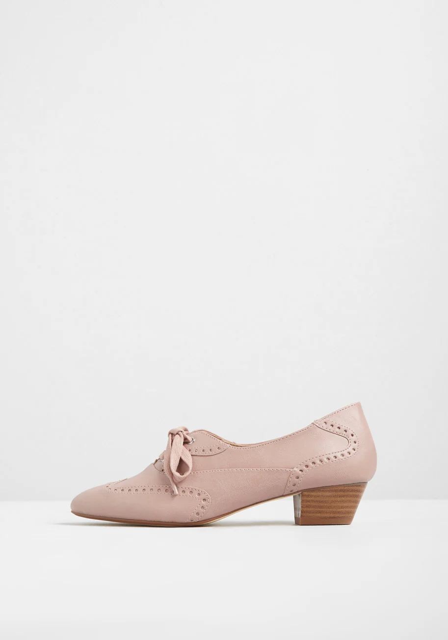Dapper Direction Oxford Heel - Olabens