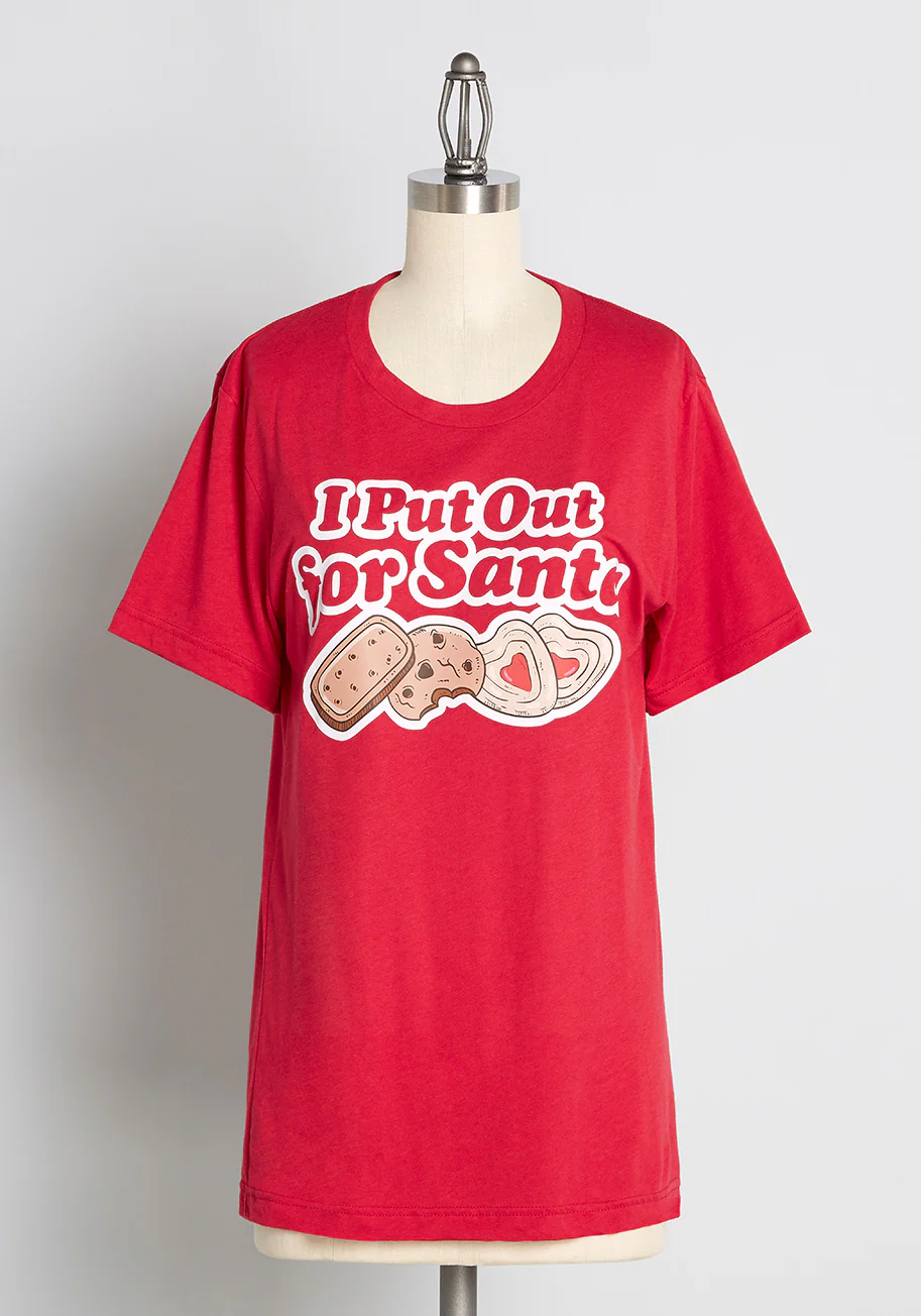 Put Out For Santa Graphic Tee - Olabens