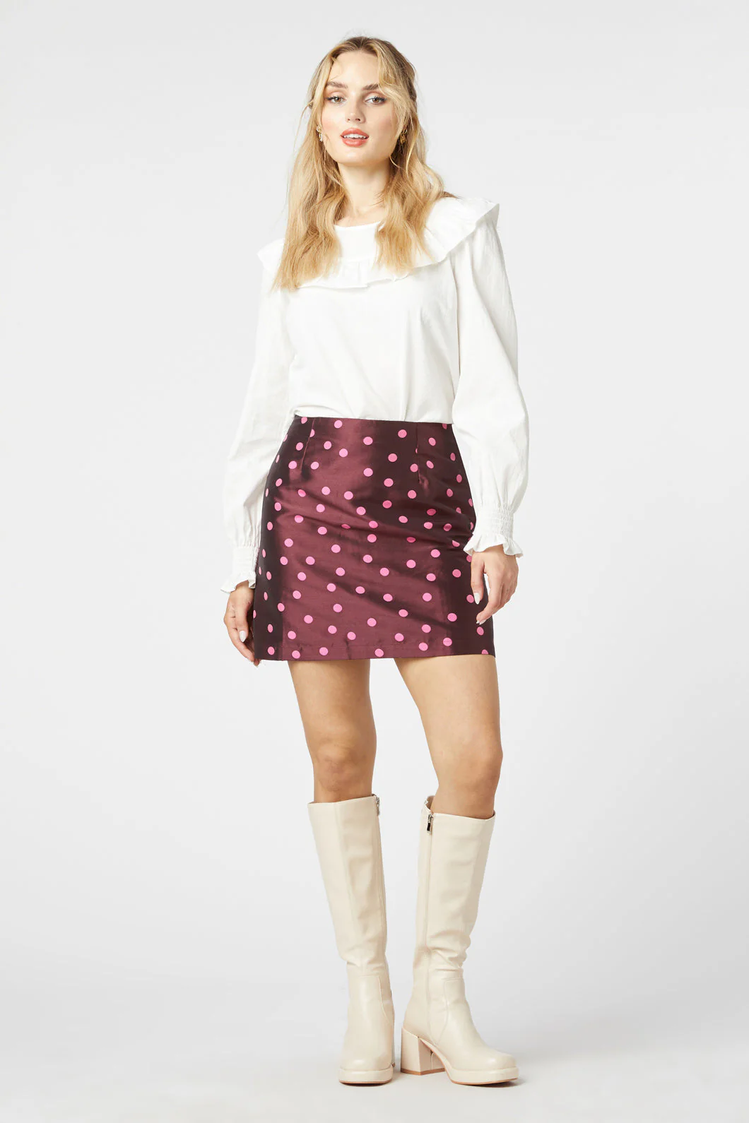 Bonnie Spot Skirt - Olabens
